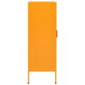 Armoire de rangement Jaune moutarde 80x35x101,5 cm Acier