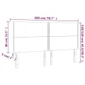 Têtes de lit 4 pcs Blanc 100x5x78/88 cm Similicuir