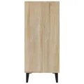 Buffet chêne sonoma 90x34x80 cm bois d'ingénierie