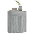 Buffet Sonoma gris 60x30x75 cm Bois d'ingénierie
