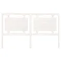 Tête de lit Blanc 165,5x4x100 cm Bois massif de pin