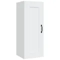 Armoire suspendue Blanc 35x34x90 cm Bois d'ingénierie