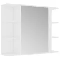 Ensemble de meubles de salle de bain 3 pcs Blanc Aggloméré