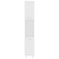 Ensemble de meubles de salle de bain 3 pcs Blanc Aggloméré