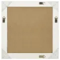 Miroir mural style baroque 60x60 cm Blanc