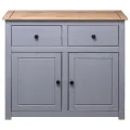 Buffet Gris 93x40x80 cm Pin solide Assortiment Panama