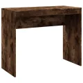 Bureau Chêne fumé 90x40x72 cm Bois d'ingénierie
