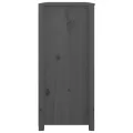 Armoire latérale Gris 100x40x90 cm Bois de pin massif