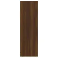 Armoire de bain Chêne marron 30x30x95 cm Bois d'ingénierie