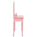Ensemble de coiffeuse avec tabouret Rose 80x69x141 cm Paulownia