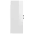 Armoire murale suspendue Blanc brillant 34,5x34x90 cm