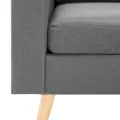 Fauteuil Gris clair Tissu