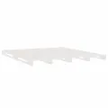 Lit de palette Blanc 120x190 cm Bois pin massif Petit Double