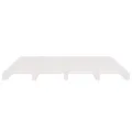 Lit de palette Blanc 120x190 cm Bois pin massif Petit Double