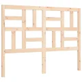 Cadre de lit avec tête de lit 140x190 cm bois massif