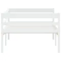 Cadre de lit Blanc Bois de pin massif 90x200 cm