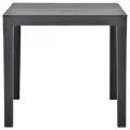 Table de jardin Anthracite 78x78x72 cm Plastique