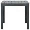 Table de jardin Anthracite 78x78x72 cm Plastique