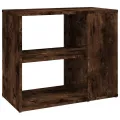 Armoire latérale Chêne fumé 60x30x50 cm Bois d'ingénierie