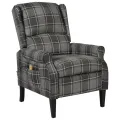 Fauteuil de massage inclinable Gris Tissu