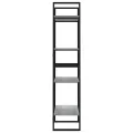 Bibliothèque 4 niveaux Sonoma gris 60x30x140 cm Bois