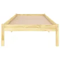 Cadre de lit bois massif 90x190 cm simple
