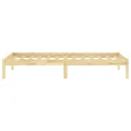 Cadre de lit bois massif 90x190 cm simple