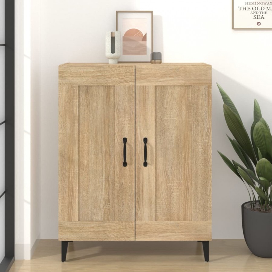 Buffet Chêne sonoma 69,5x34x90 cm Bois d'ingénierie