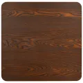 Table de bistro Marron foncé 80x80 cm MDF
