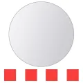 Carreau de miroir 8 pcs Rond Verre