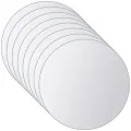 Carreau de miroir 8 pcs Rond Verre