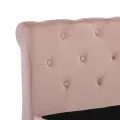 Cadre de lit Rose Velours 180 x 200 cm