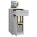 Armoire de bureau Sonoma gris 33,5x50x75 cm Bois d'ingénierie
