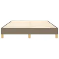 cadre de lit Taupe 140x190 cm Tissu