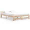 Cadre de lit Bois de pin massif 140x200 cm