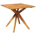 Table de jardin 85x85x75 cm Bois d'acacia solide