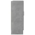 Armoire à vitrine Gris béton 82,5x30,5x80 cm Aggloméré