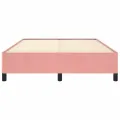 Cadre de lit Rose 140x200 cm Velours
