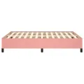 Cadre de lit Rose 140x200 cm Velours