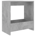 Table d'appoint Gris béton 50x26x50 cm Aggloméré