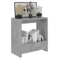 Table d'appoint Gris béton 50x26x50 cm Aggloméré