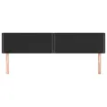 Têtes de lit 2 pcs Noir 90x5x78/88 cm Similicuir