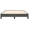 Cadre de lit Gris foncé 140x190 cm Velours