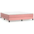 cadre de lit Rose 160x200 cm Velours