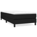 cadre de lit Noir 80x200 cm Tissu