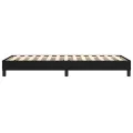 cadre de lit Noir 80x200 cm Tissu