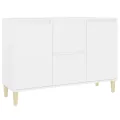 Buffet Blanc 103,5x35x70 cm Aggloméré