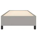Cadre de lit Gris clair 80x200 cm Tissu