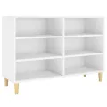 Buffet Blanc 103,5x35x70 cm Aggloméré