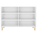 Buffet Blanc 103,5x35x70 cm Aggloméré